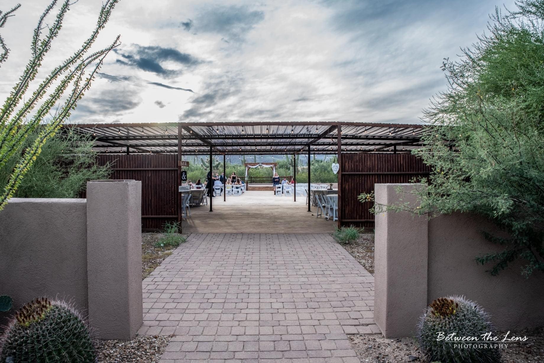 Entrance Gate to Sunset Venue